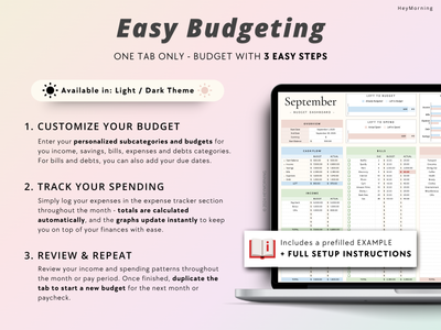 Simple Budget Tracker - Hey Morning