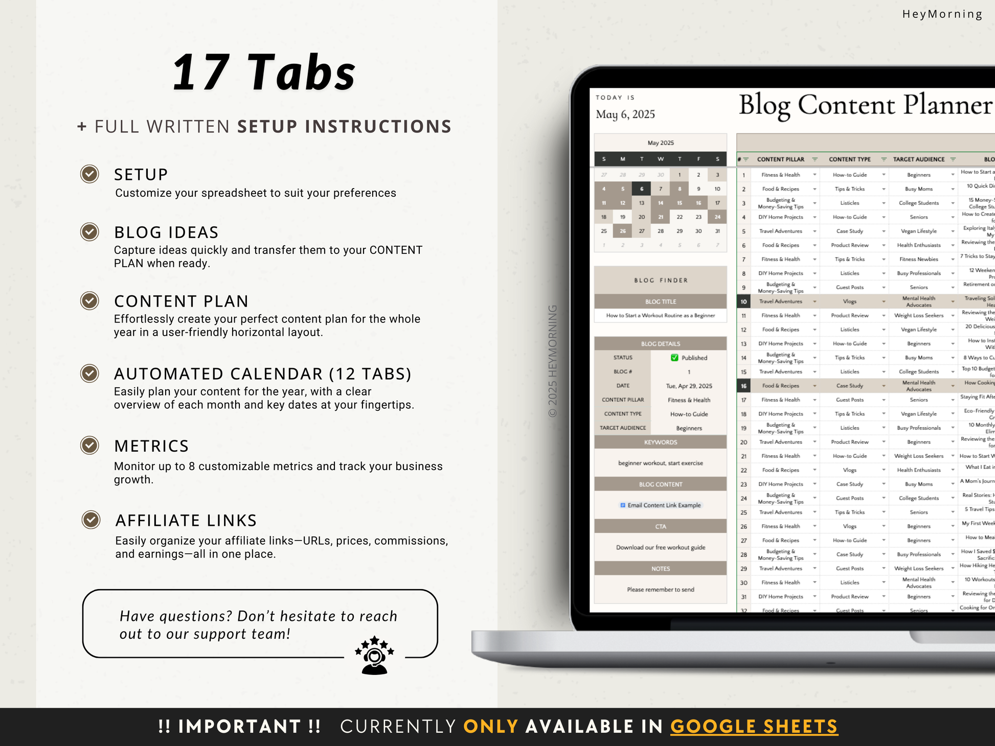 Blog Content Planner