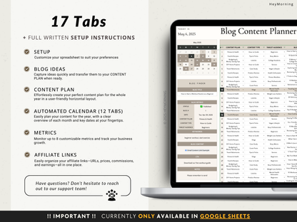 Blog Content Planner