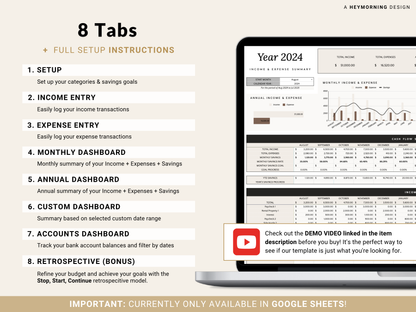 Income & Expense Tracker - Hey Morning