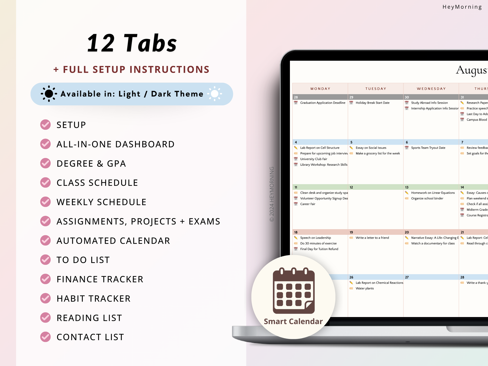 All-in-One Student Planner