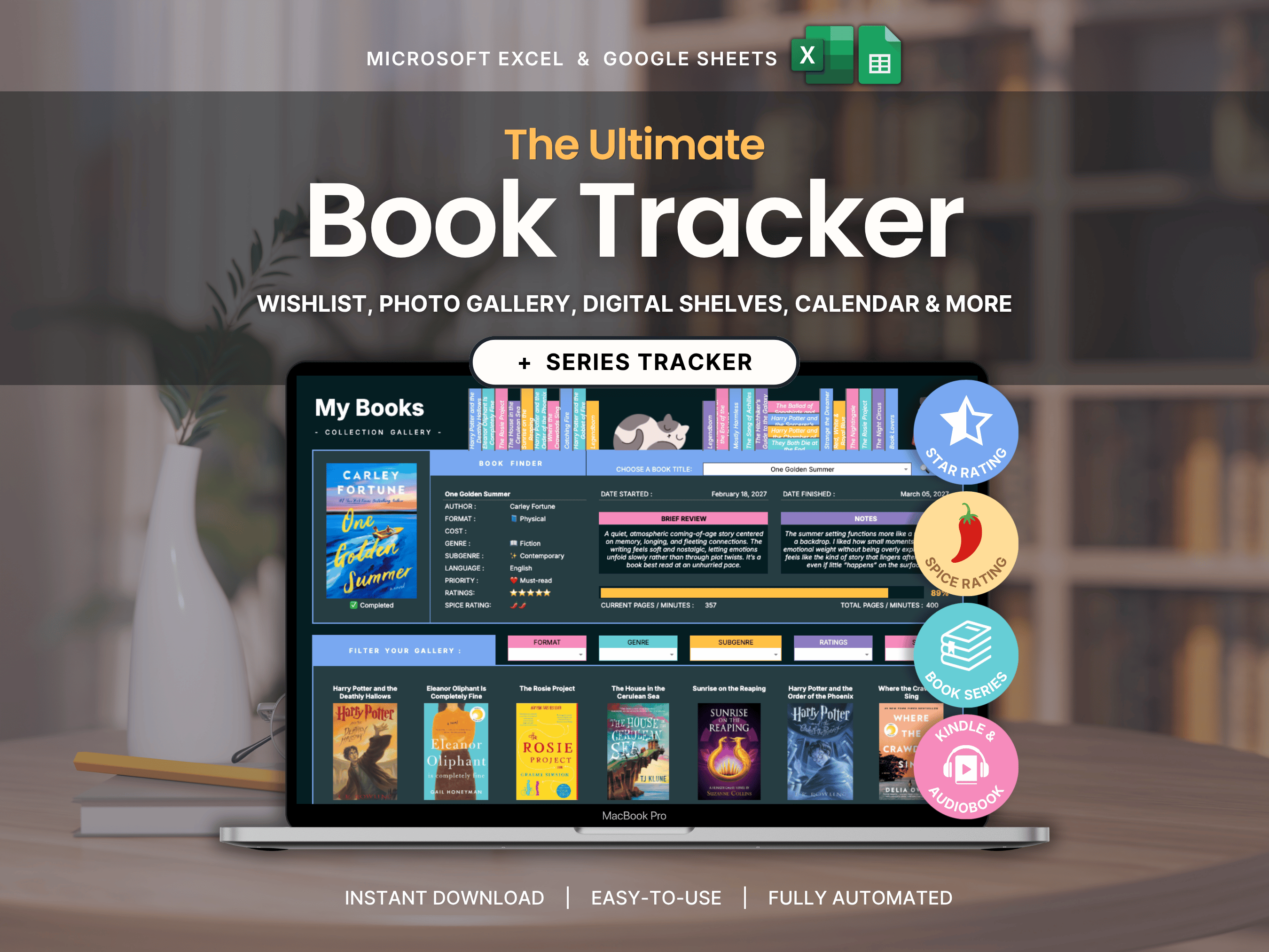 Book Tracker Reading Journal