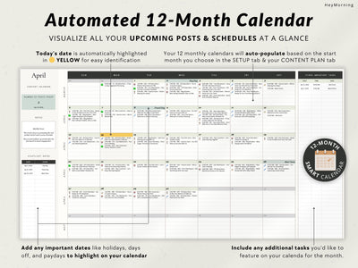 Email Marketing Planner - Hey Morning