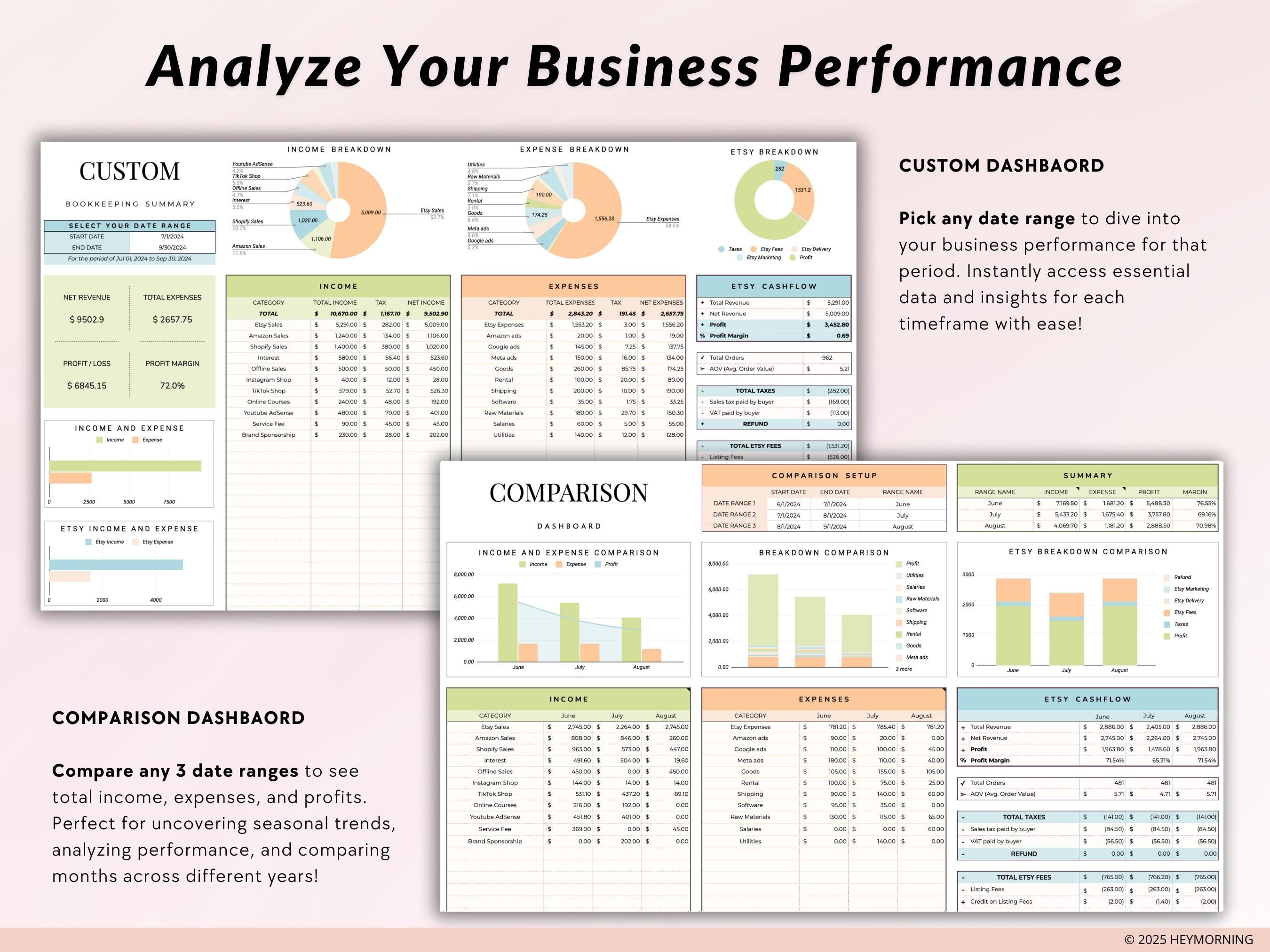 Etsy Seller Bookkeeping - Hey Morning