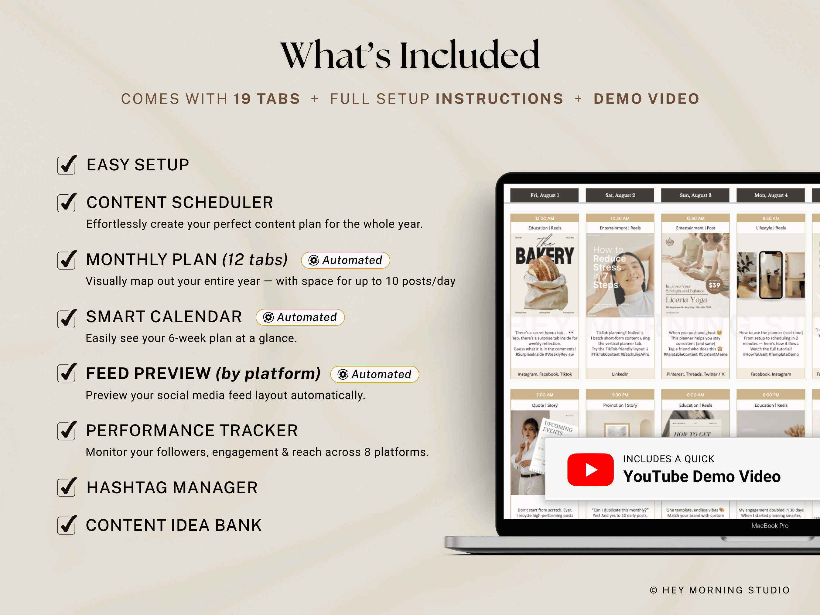 Social Media Content Planner