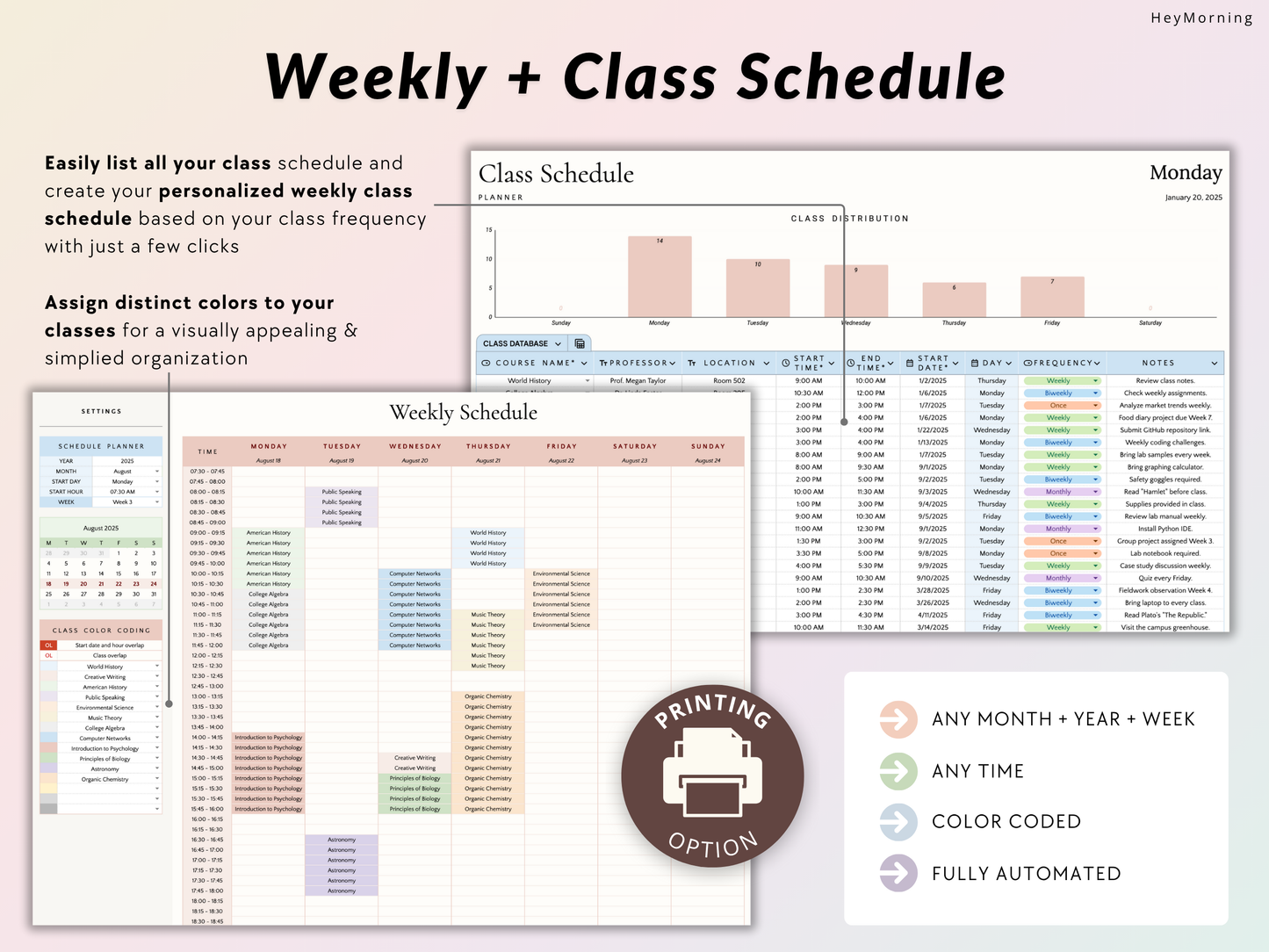 All-in-One Student Planner