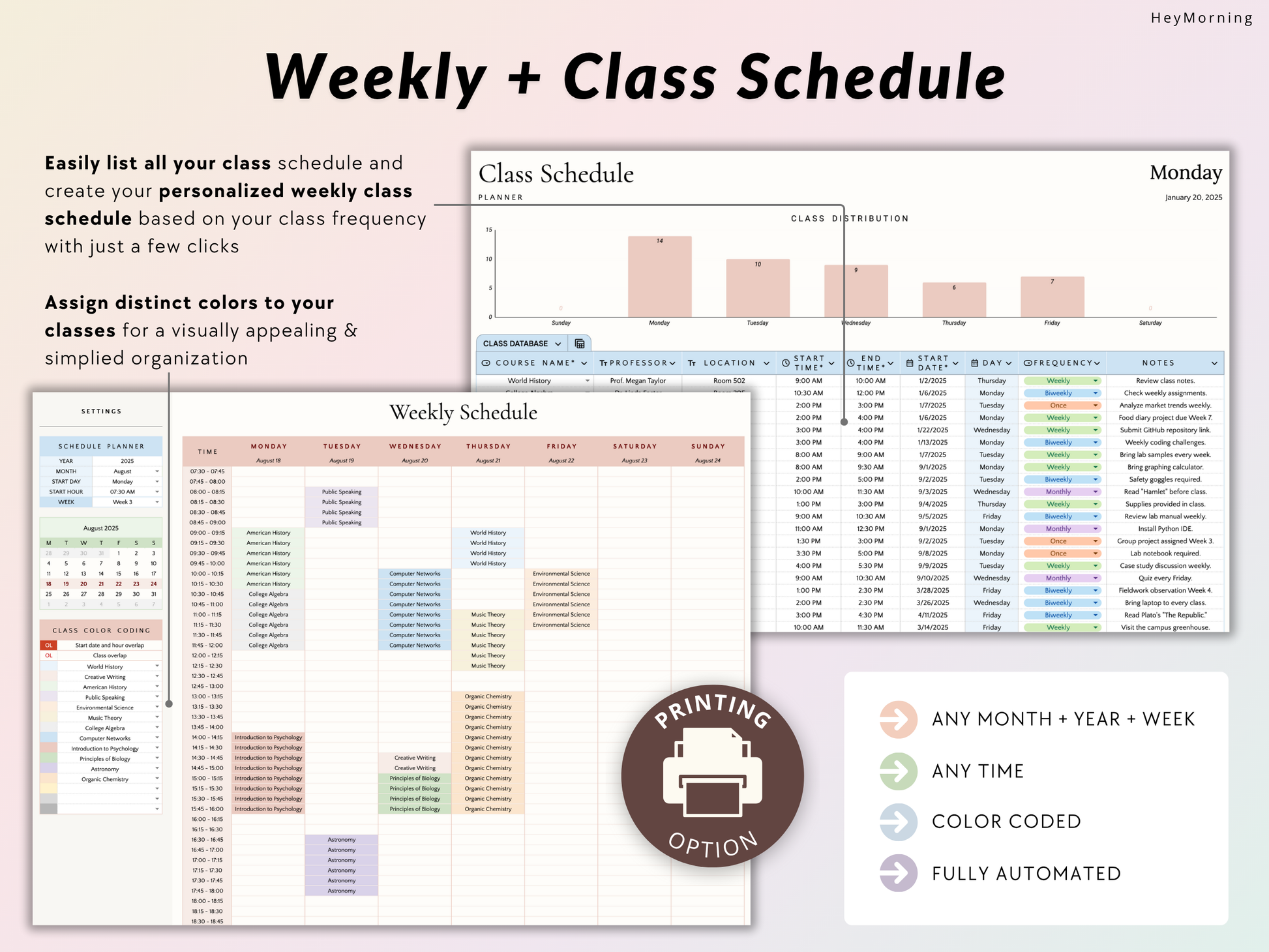 All-in-One Student Planner