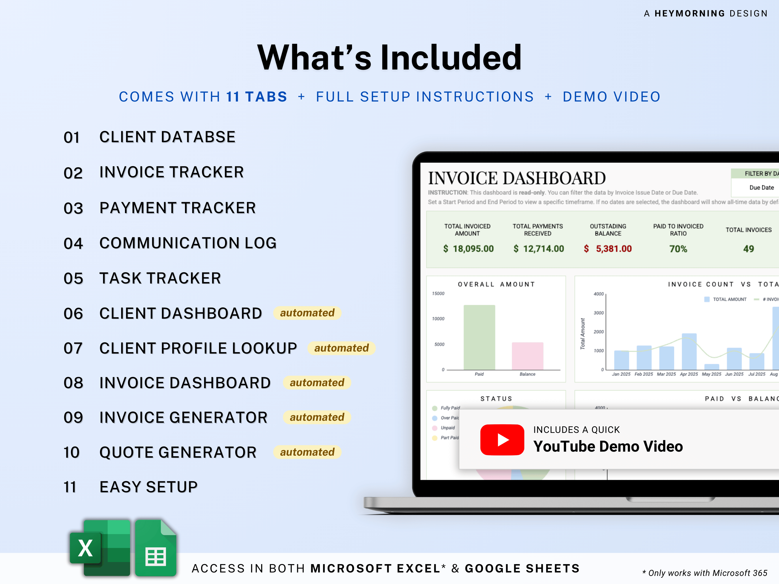 Client & Invoice Tracker Business CRM
