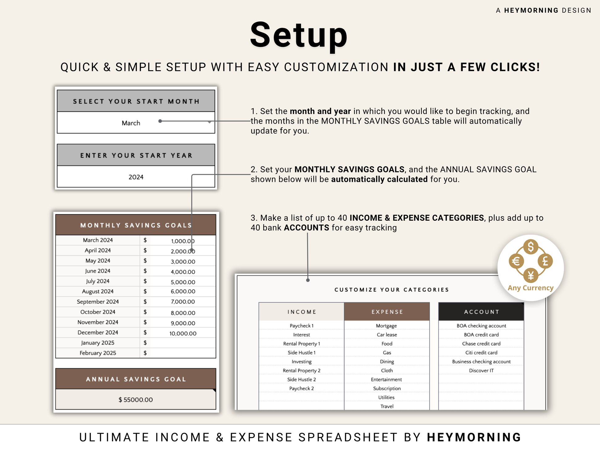 Income & Expense Tracker - Hey Morning