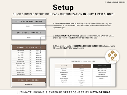 Income & Expense Tracker - Hey Morning