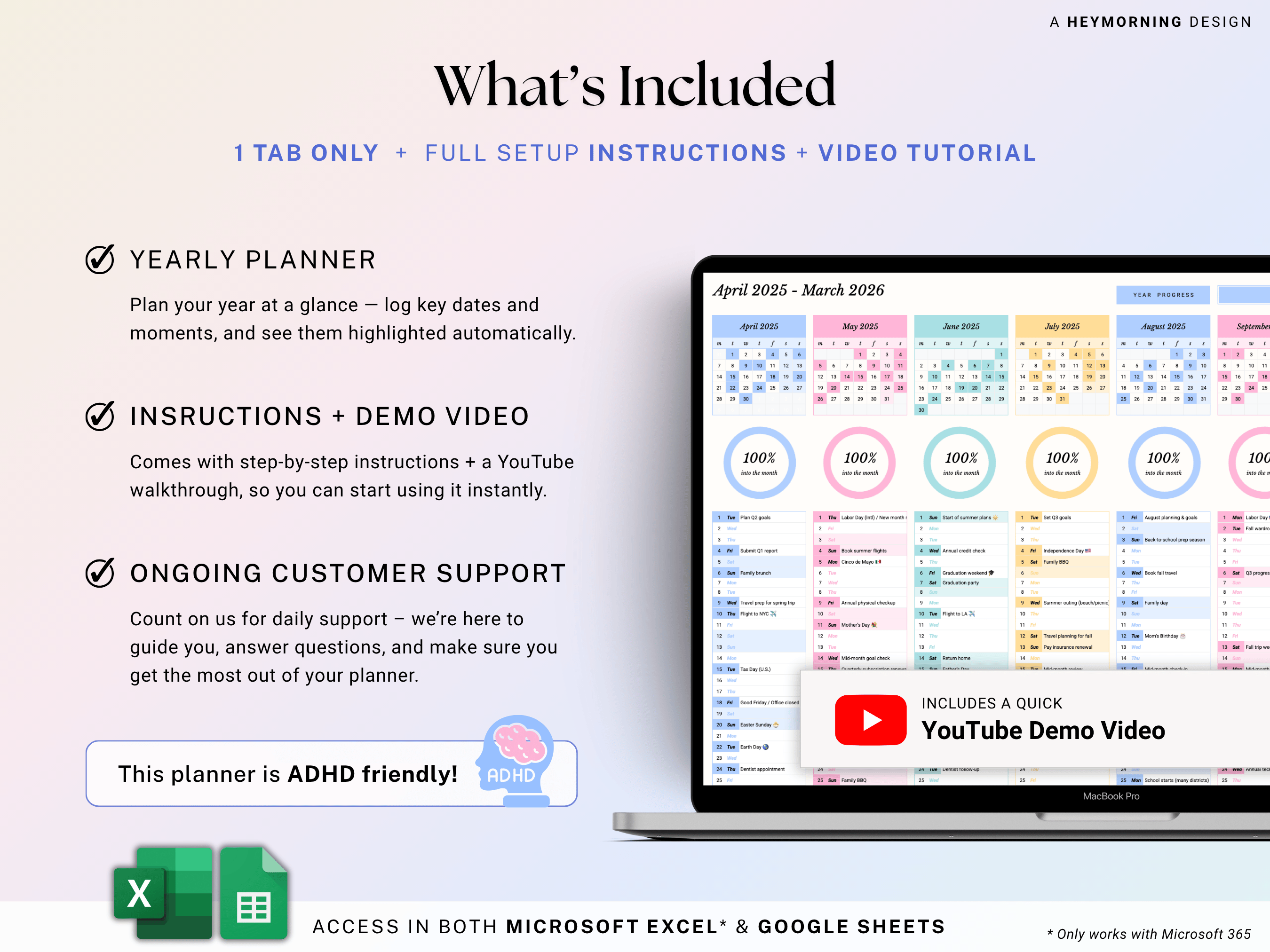 Year at a Glance Planner