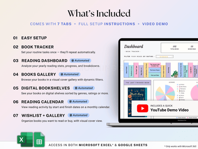 Book Tracker Reading Journal
