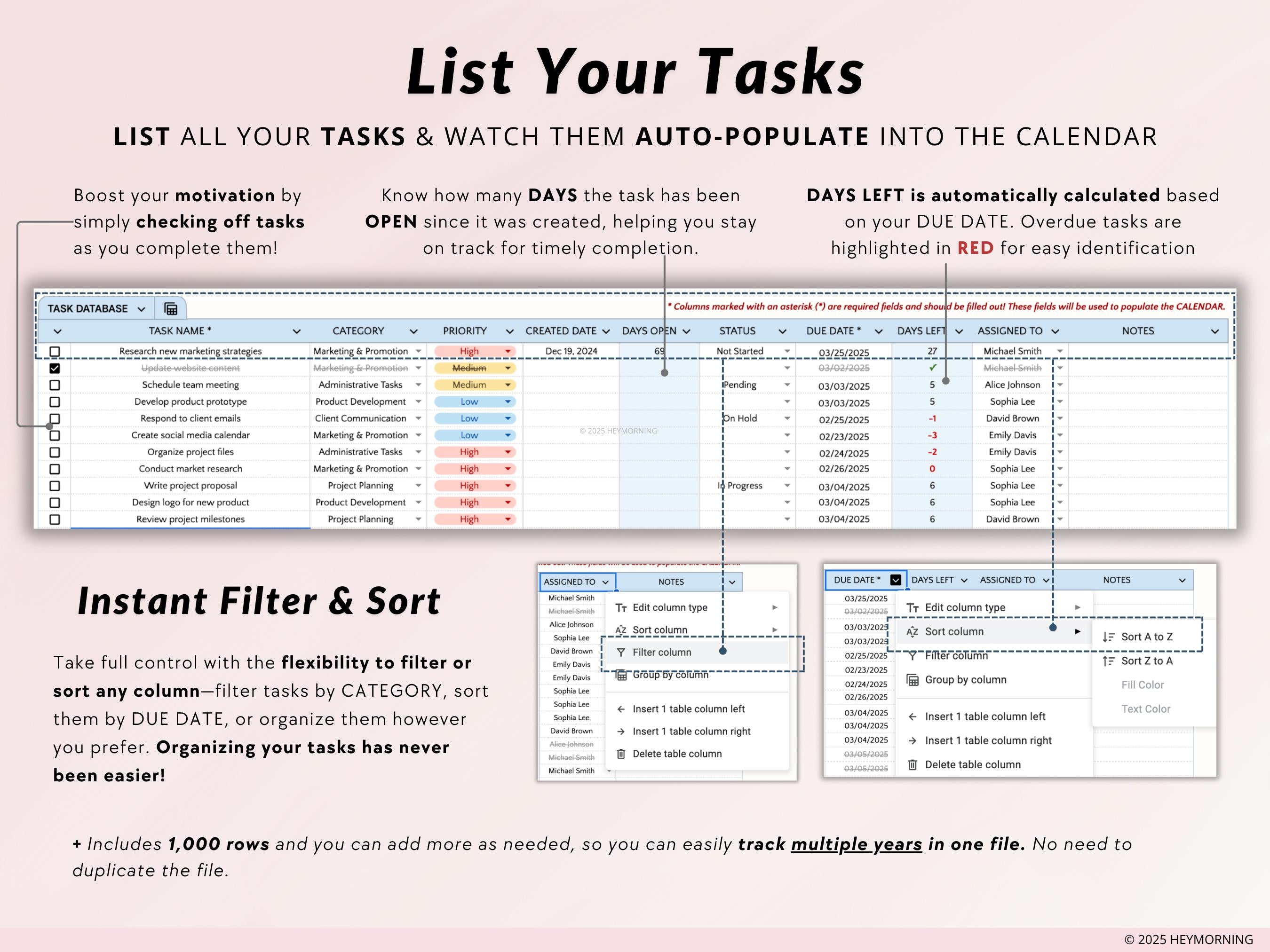 Ultimate Task Tracker - Hey Morning