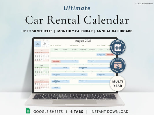 Car Rental Booking Calendar