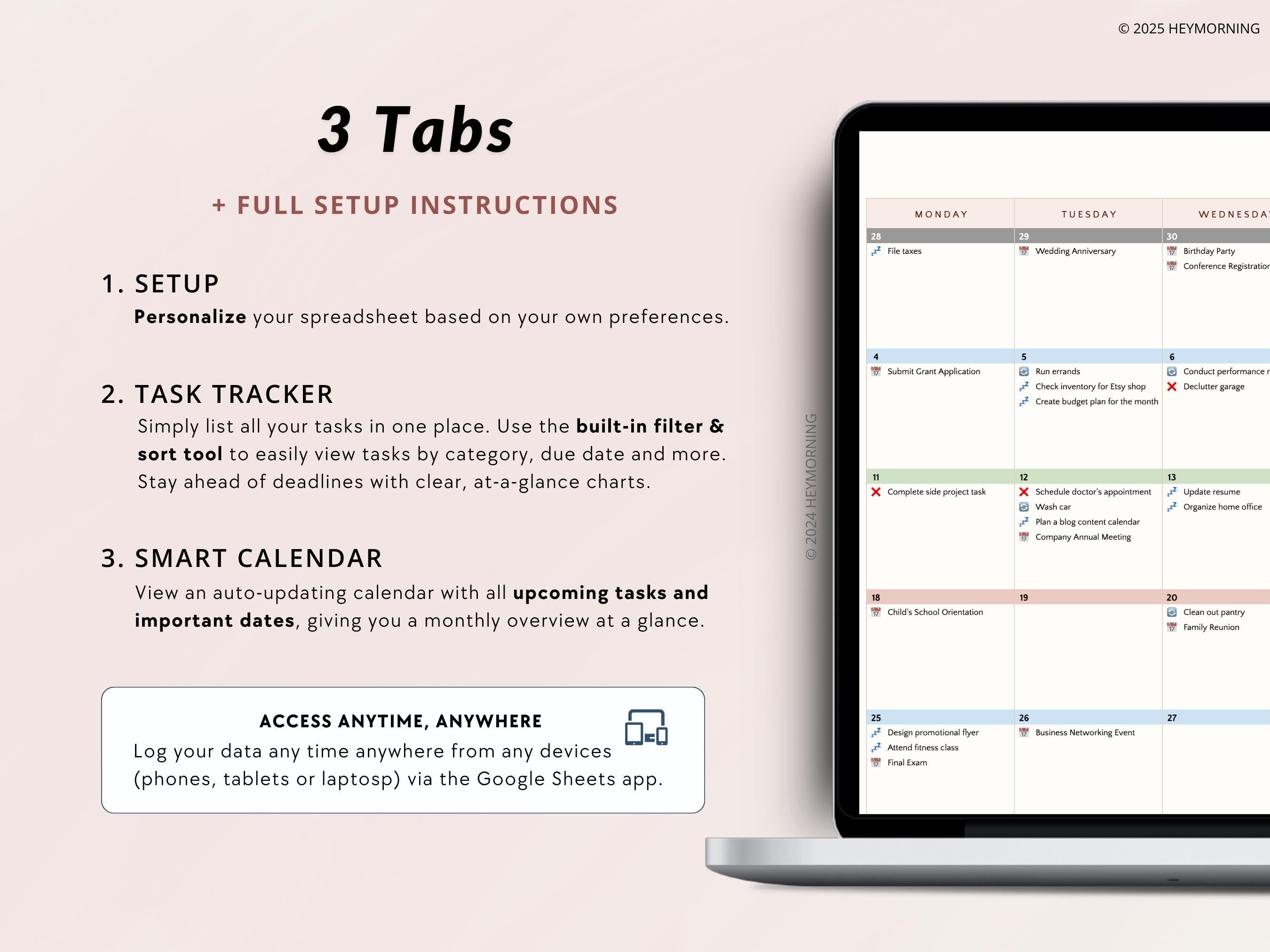 Simple Task Tracker - Hey Morning