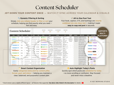 Social Media Content Planner