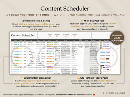 Social Media Content Planner