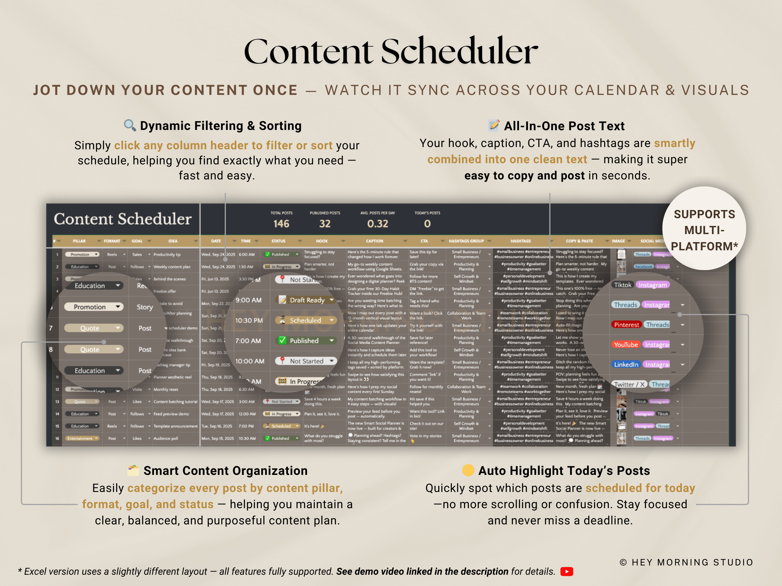Social Media Content Planner