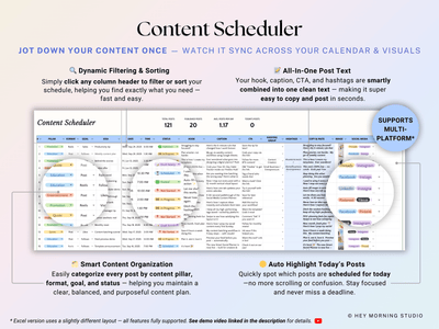 Social Media Content Planner