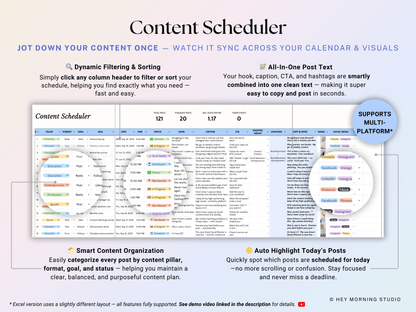 Social Media Content Planner