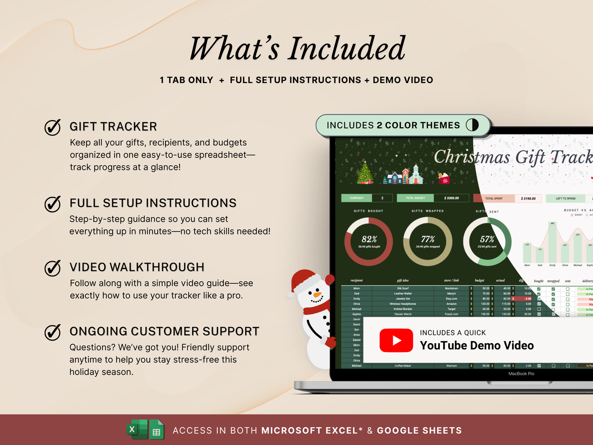 Christmas Gift Tracker