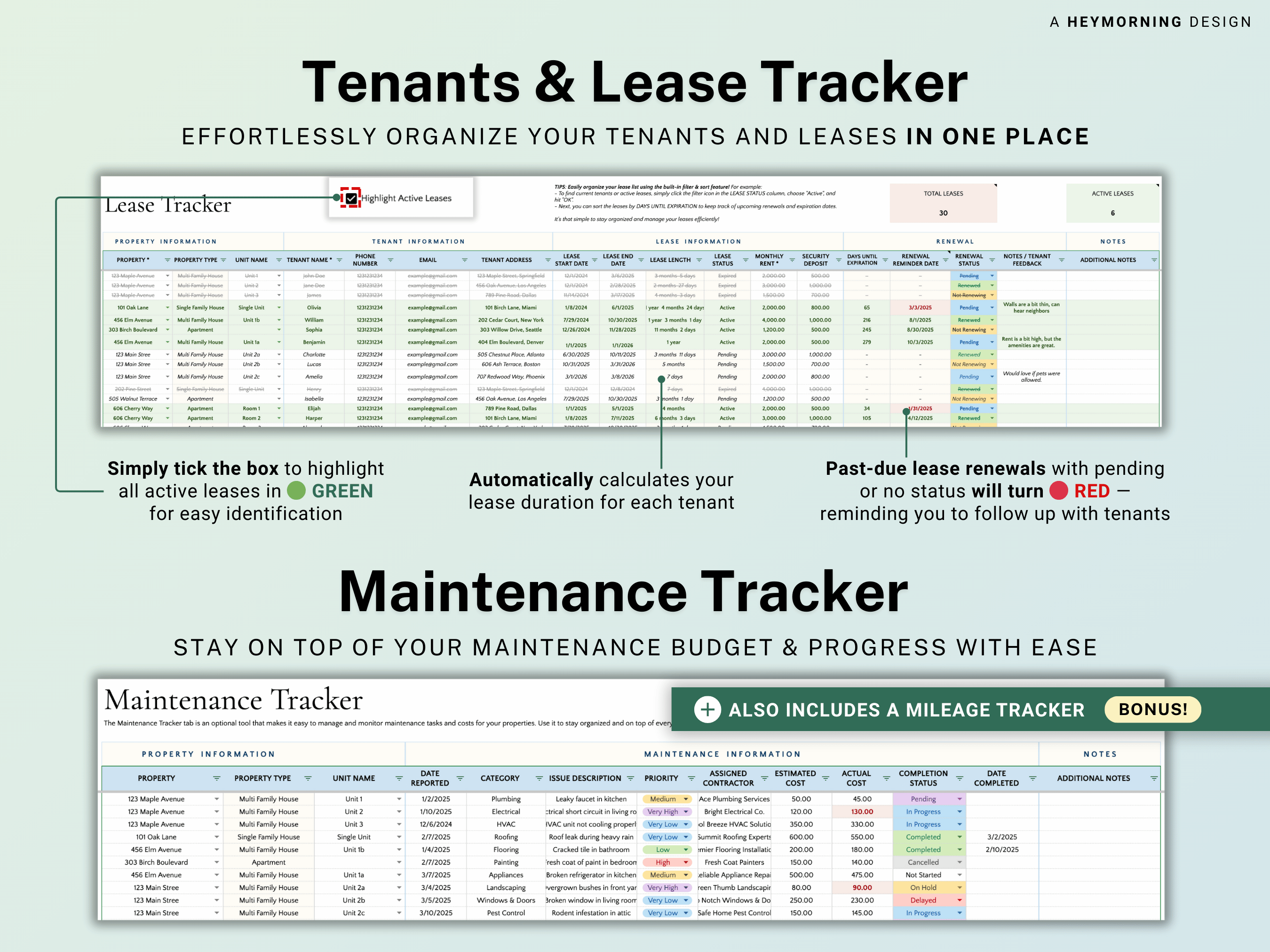 Multi-Unit Rental Property Tracker