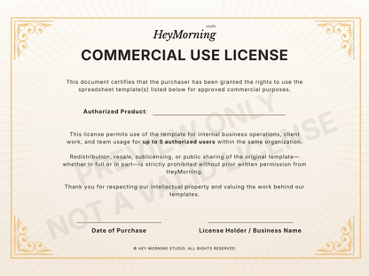 Commercial License for 1 Product