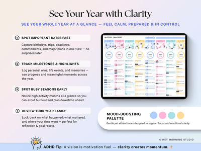 Year at a Glance Planner
