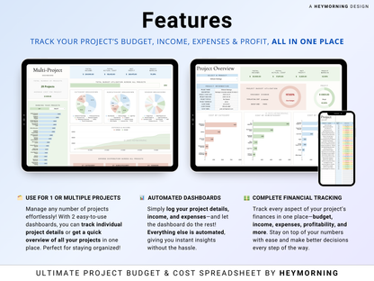 Project Budget & Cost Tracker - Hey Morning