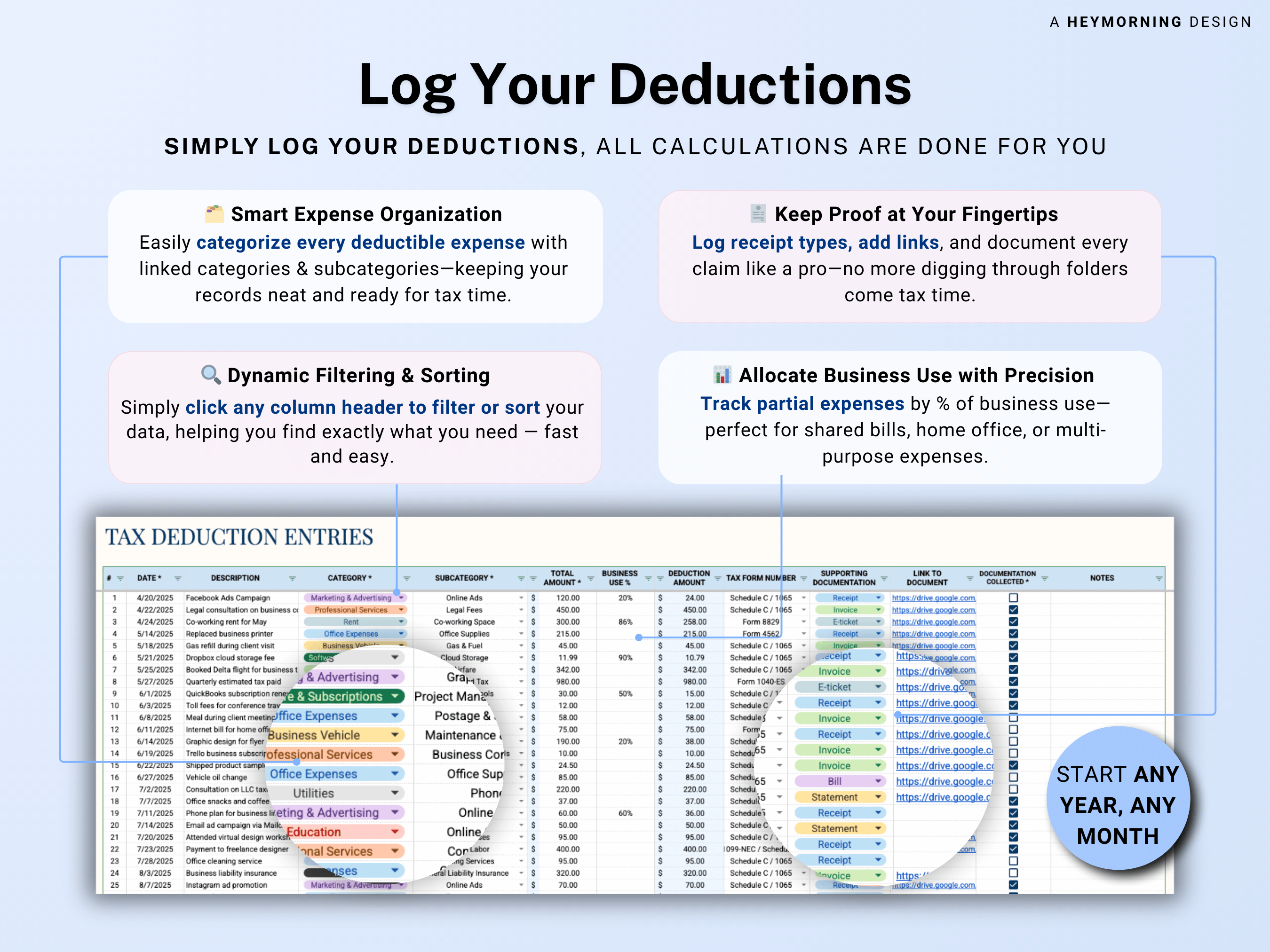 Tax Deduction Tracker