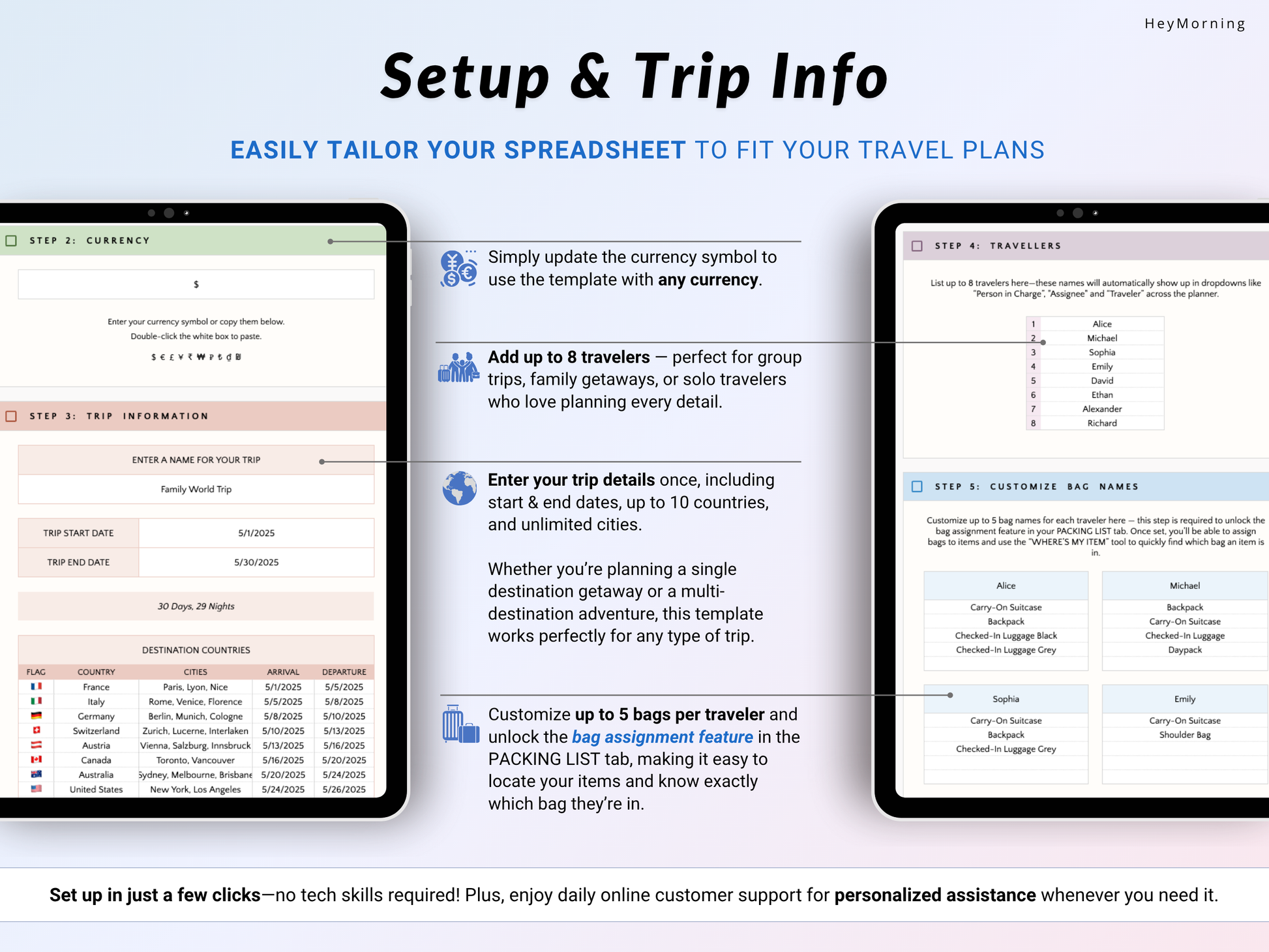 Ultimate Travel Planner - Hey Morning