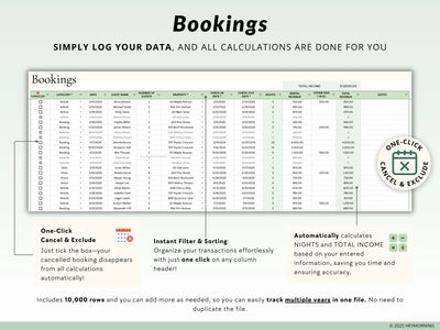 Airbnb Booking Calendar - Hey Morning