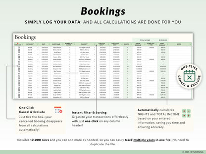 Airbnb Booking Calendar