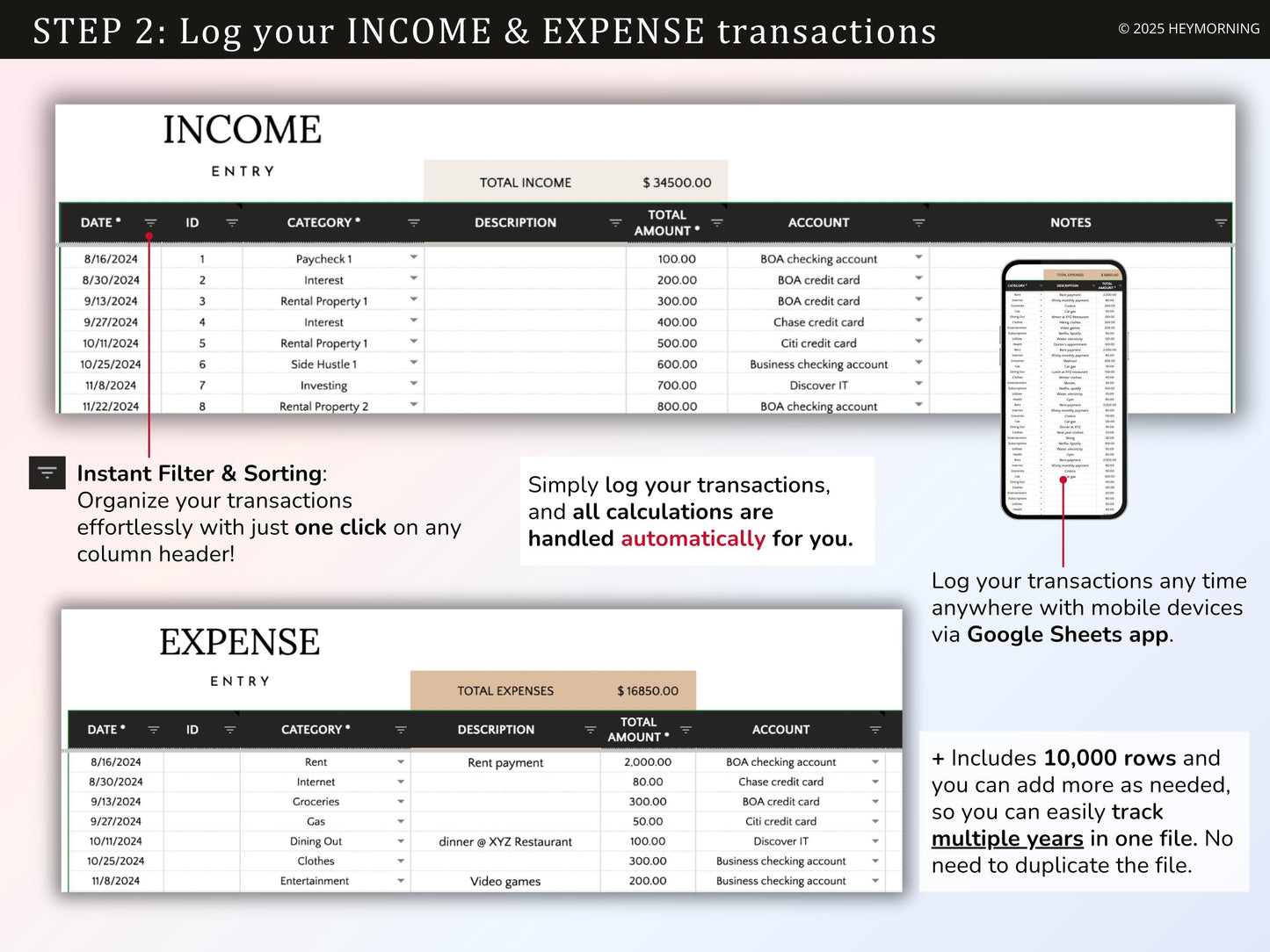 Income & Expense Tracker