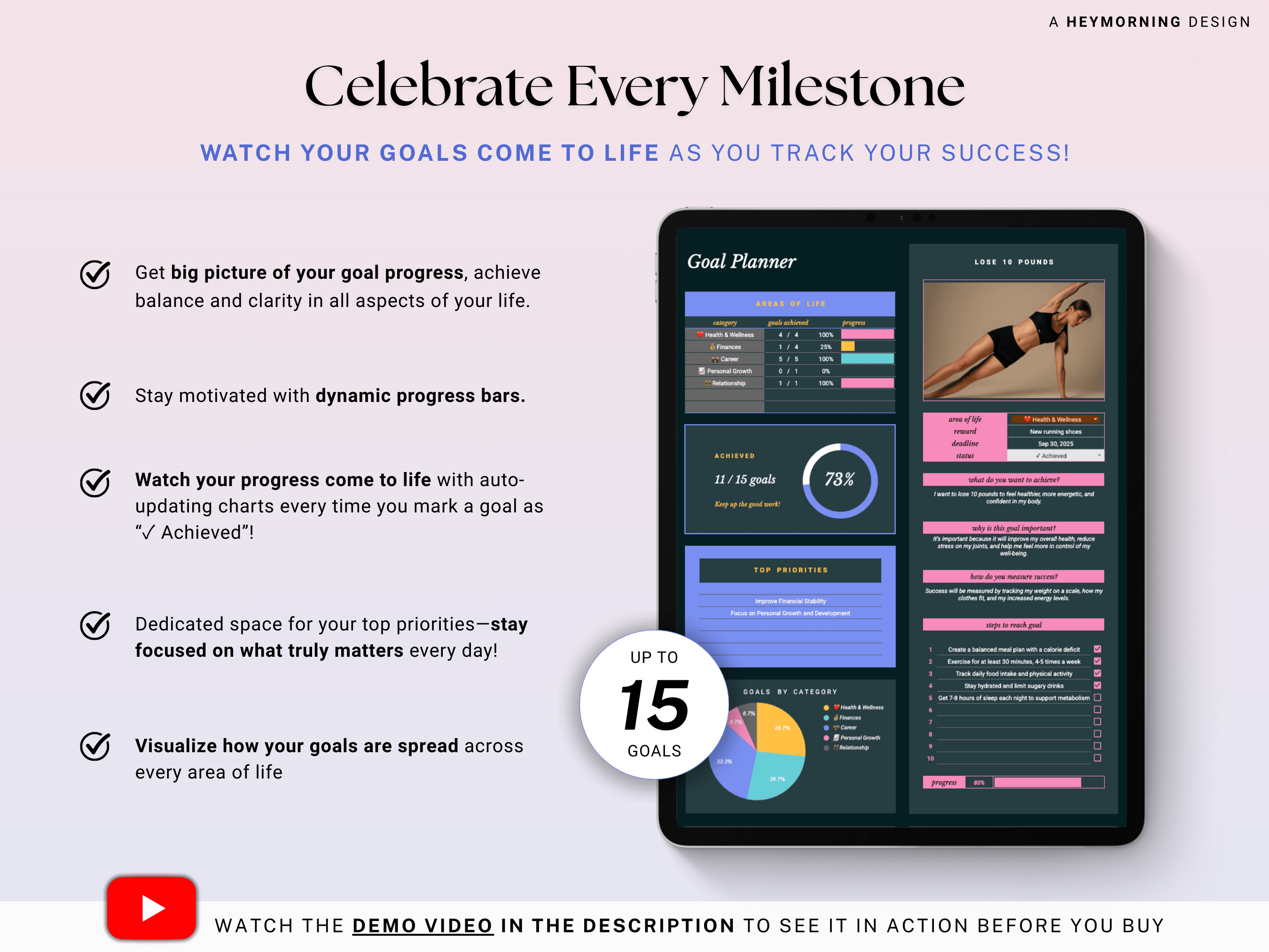 Ultimate Goal Planner 12 Week Goals