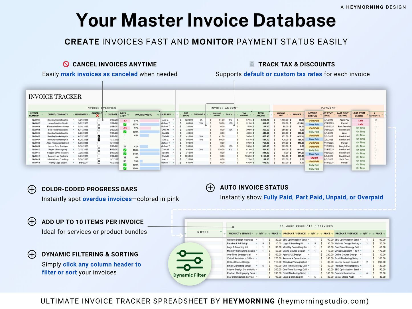 Client Invoice Tracker Generator