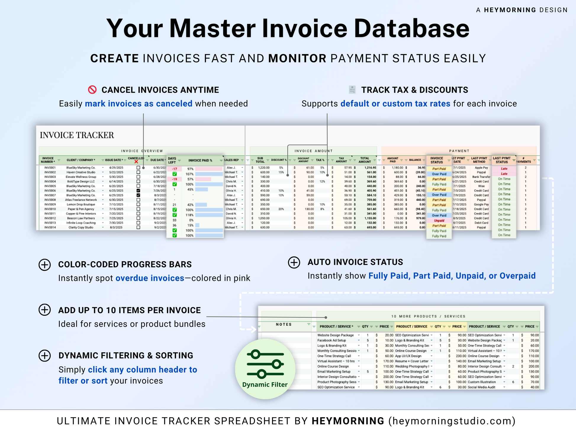 Client Invoice Tracker Generator