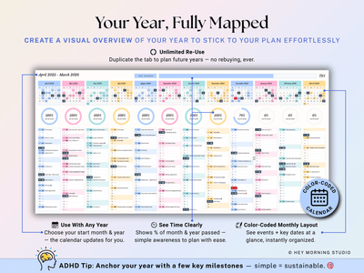 Year at a Glance Planner