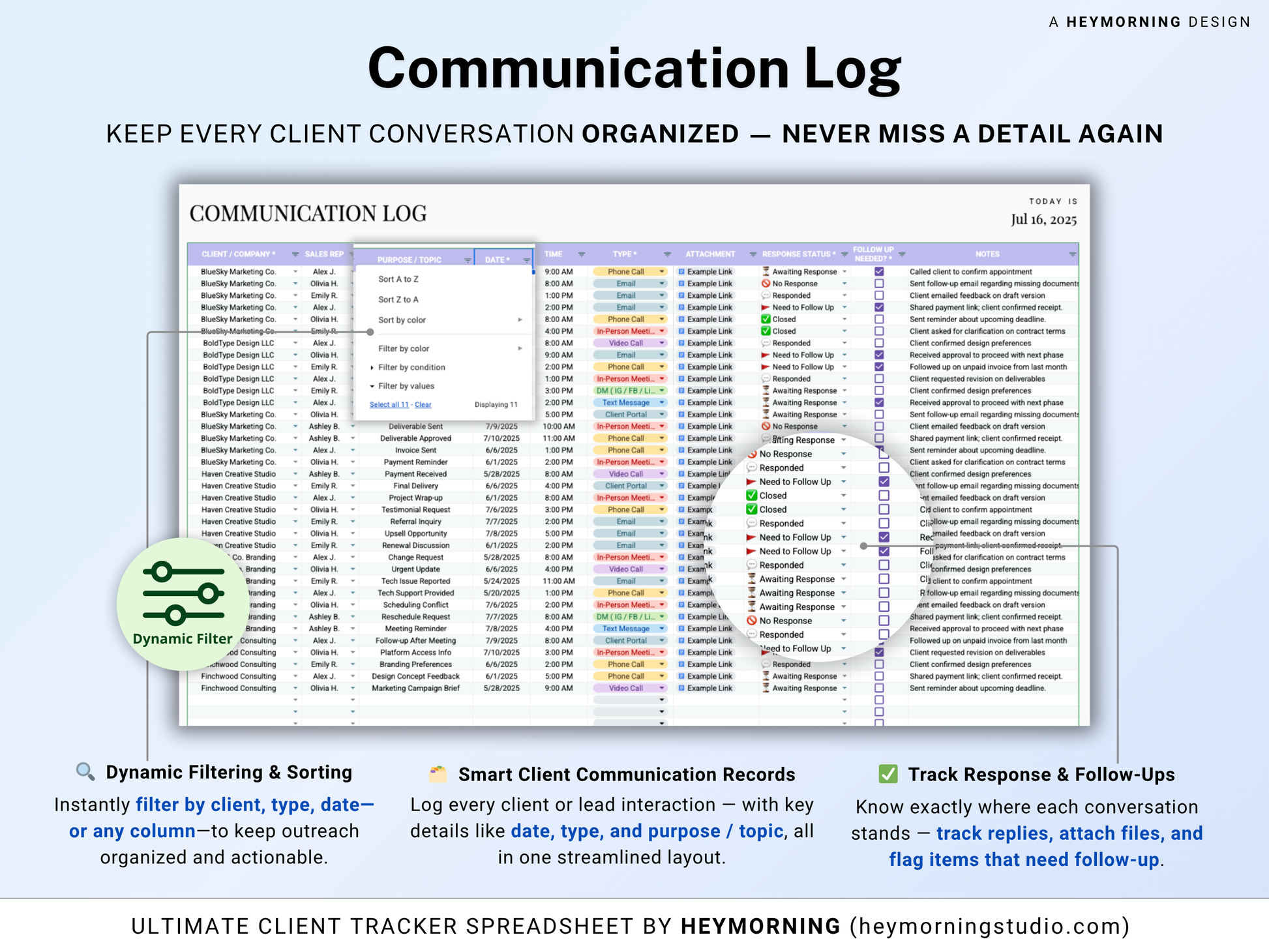 Client Tracker Small Business CRM