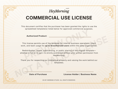 Commercial License for 1 Product