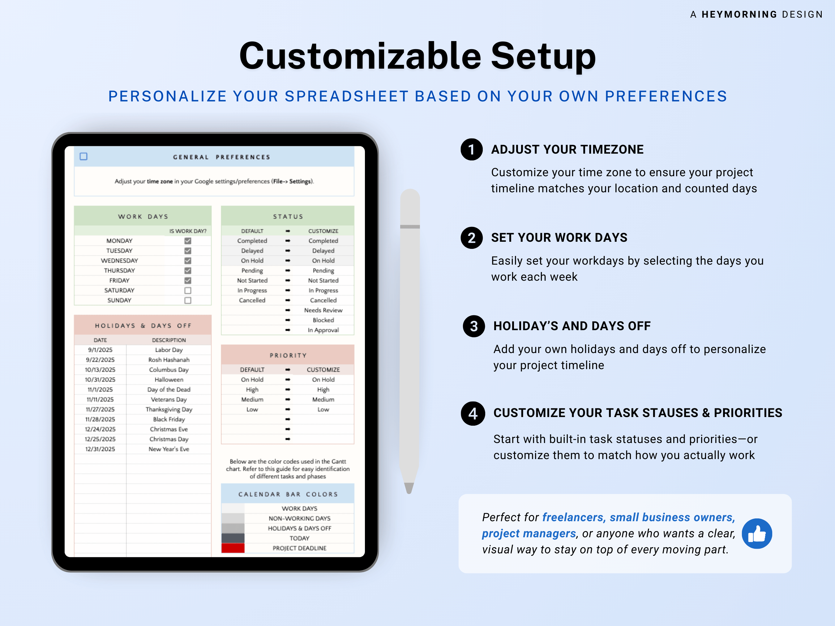 Gantt Chart Template