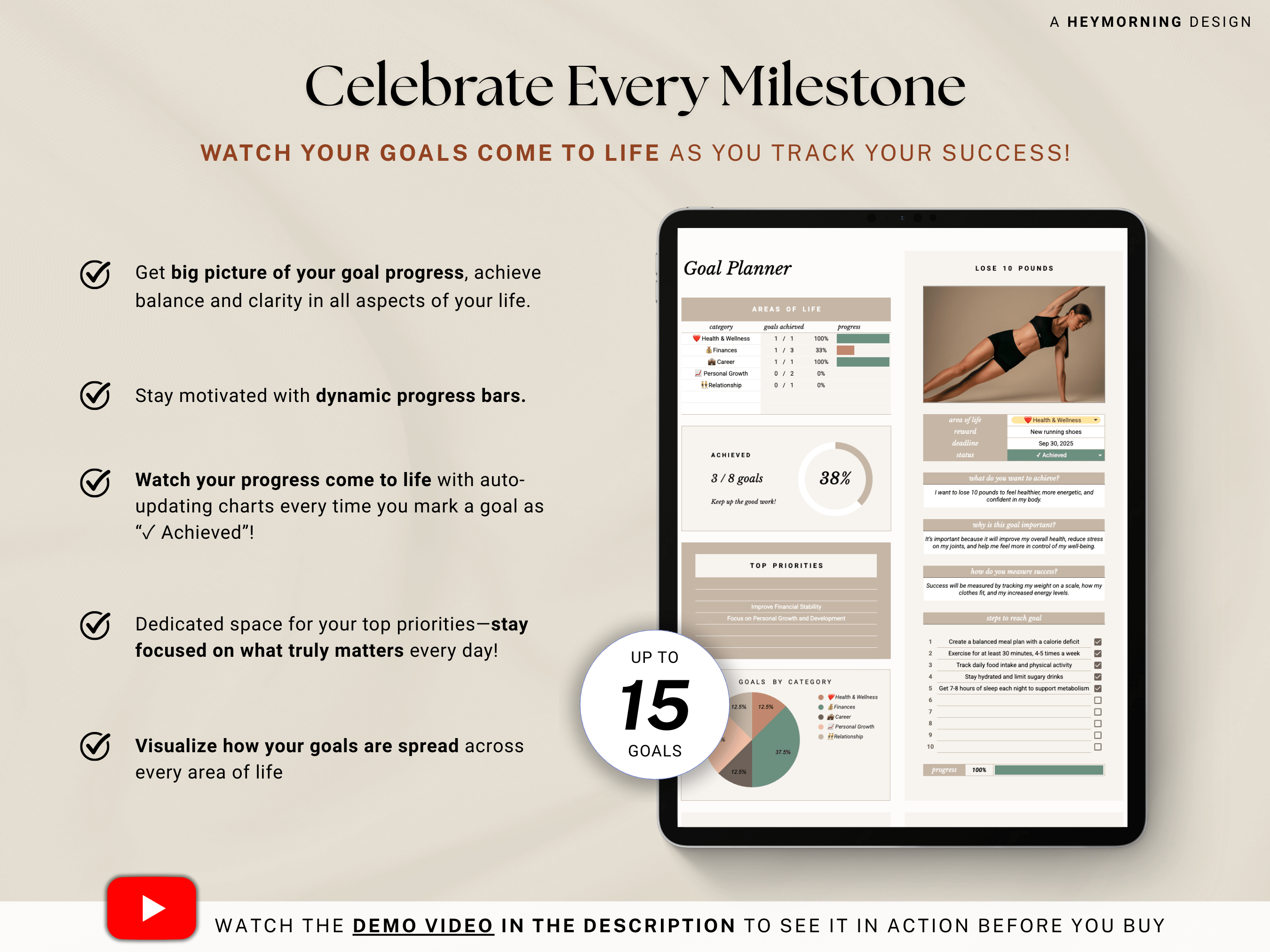 Ultimate Goal Planner 12 Week Goals