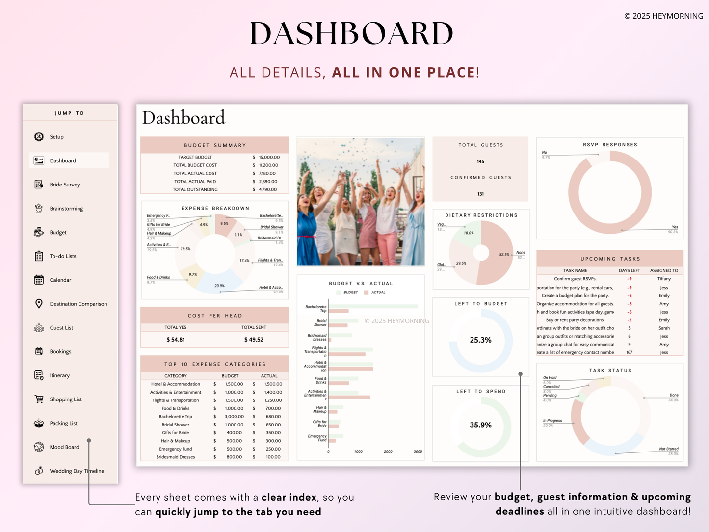 Maid of Honor Planner - Hey Morning