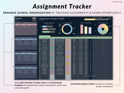 Assignment Tracker - Dark - Hey Morning