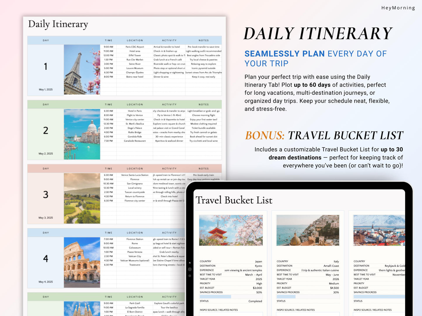 Honeymoon Planner