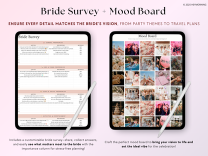 Maid of Honor Planner - Hey Morning