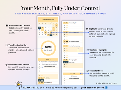Year at a Glance Planner