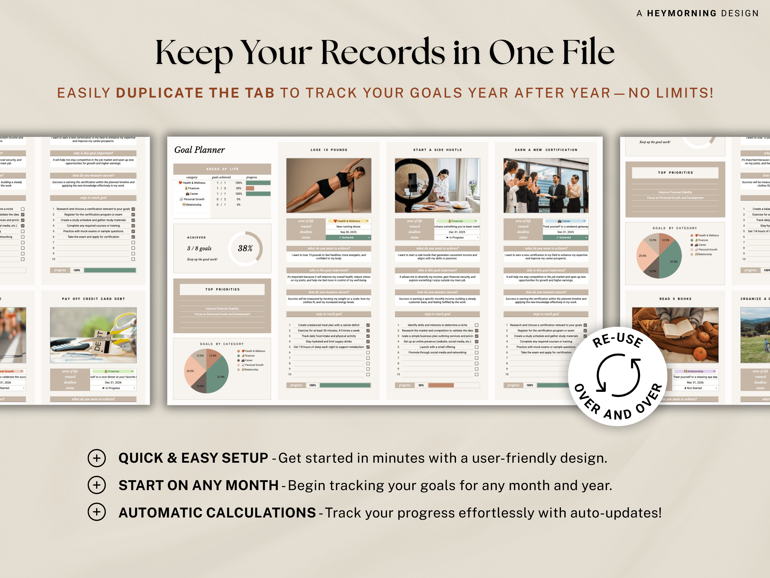 Ultimate Goal Planner 12 Week Goals