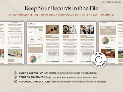 Ultimate Goal Planner 12 Week Goals