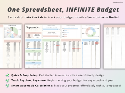 Simple Budget Tracker - Hey Morning
